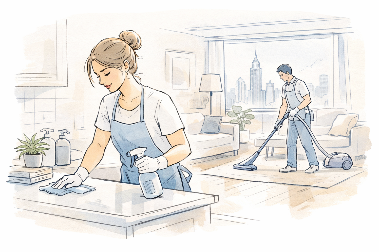 Cleaning service hero image